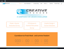 Tablet Screenshot of creativecrusade.com
